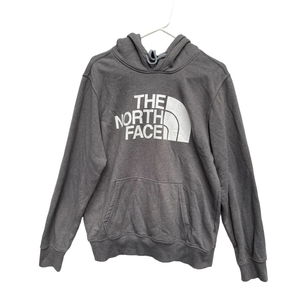 North‎ face hoodie grey medium